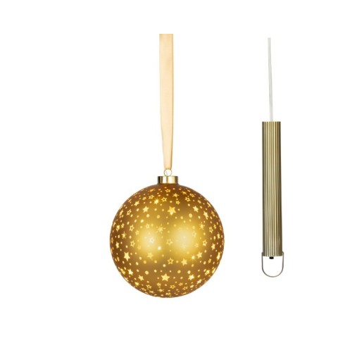 SFERA 25 LED STELLINE ORO D.19 2